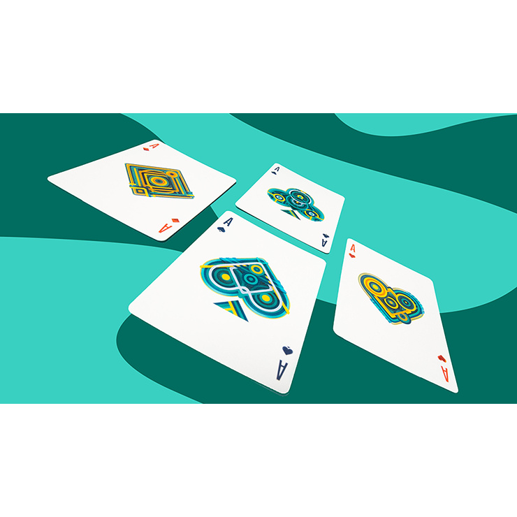 Bài tây, bài ảo thuật Play Dead V2 Playing Cards by Riffle Shuffle - Hàng chính hãng [Hàng Mỹ]