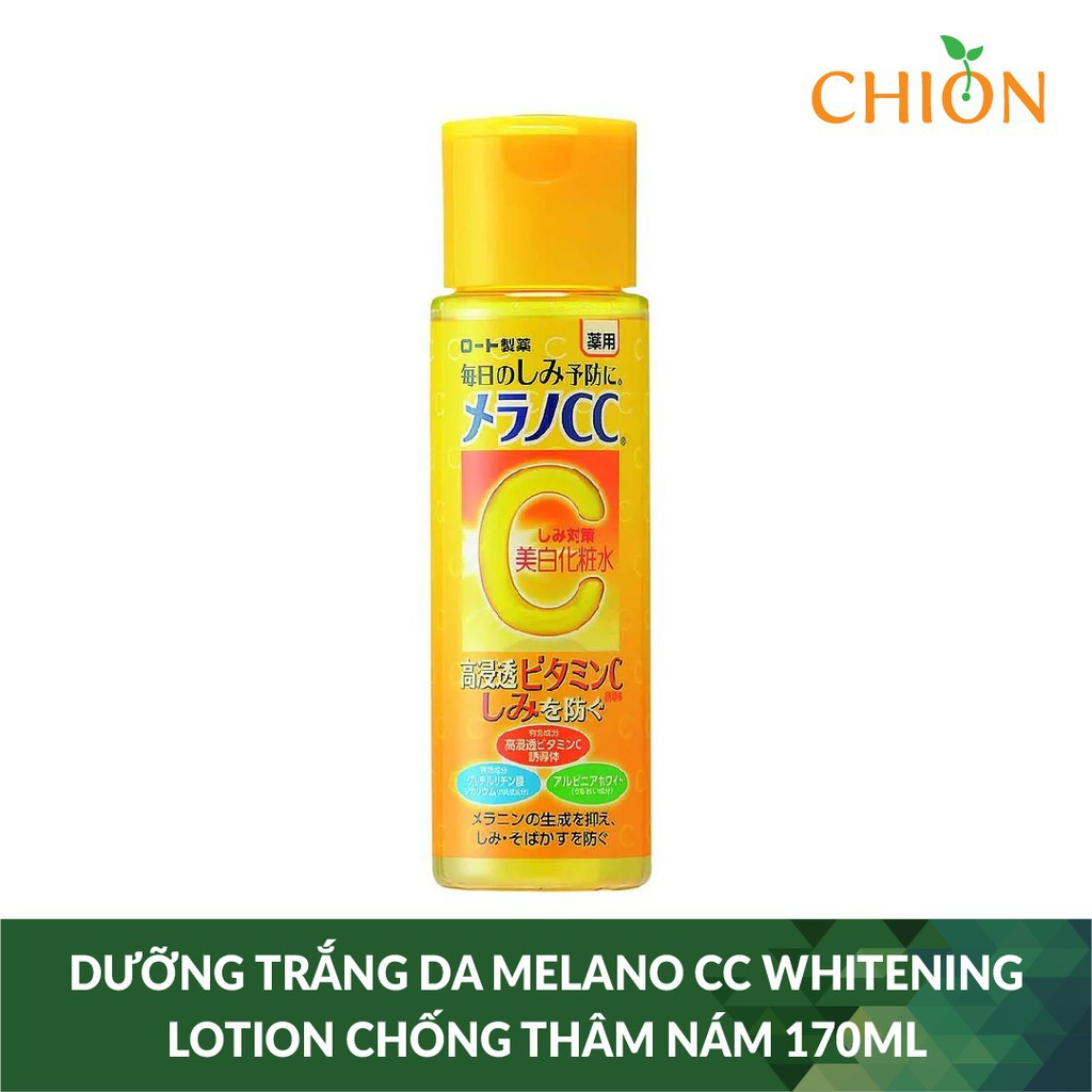 Dung dịch dưỡng trắng da Vitamin C Chống Thâm Nám Melano CC Whitening Lotion 170ml