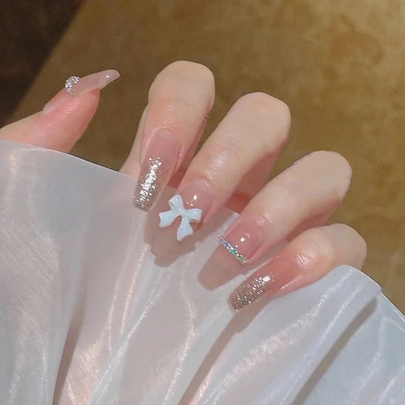 ❤️Bộ 24 móng tay giả họa tiết thiế kế thời trang CH Jojo móng giả nailbox móng úp rẻ đẹp cá tính ❤️
