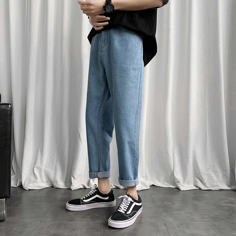 | BÁN ĐỒ NGON | quần bò nam dáng suông ống vừa mẫu hot năm nay Chất Đẹp >_> .