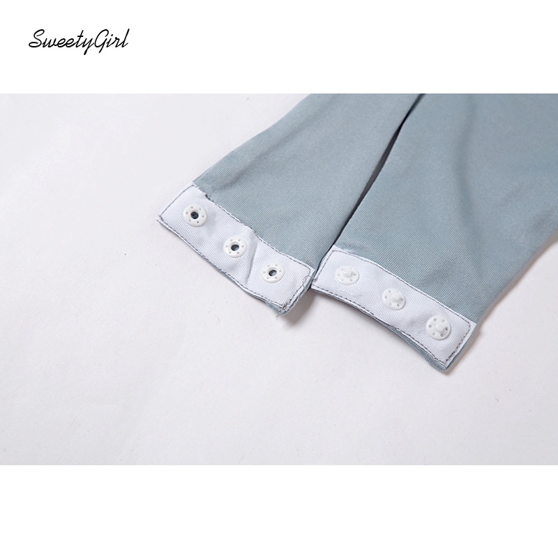 Set áo liền quần không tay cổ chữ v hở lưng màu trơn + váy mini thời trang dành cho nữ