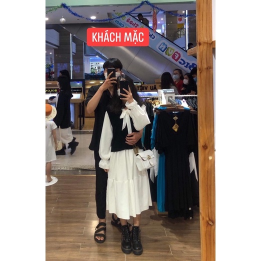 Váy babydoll kèm gile ( Ảnh thật) | BigBuy360 - bigbuy360.vn