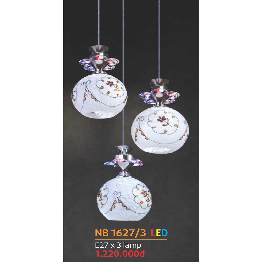 Đèn thả trần -treo tường trang trí kiểu hiện đại VKT-NB-1627/3 ( Tặng kèm bóng đèn chuyên dụng )