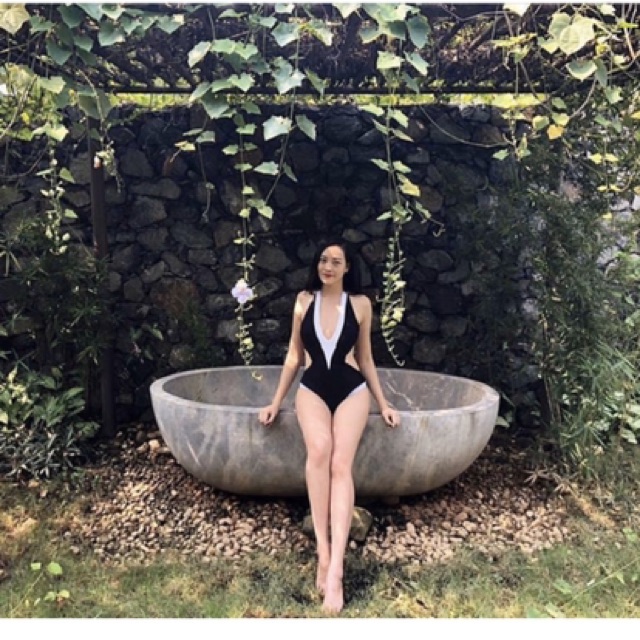 Bikini/ Đồ bơi 1 mảnh cổ V siêu sang chảnh kèm ảnh thật và feedback