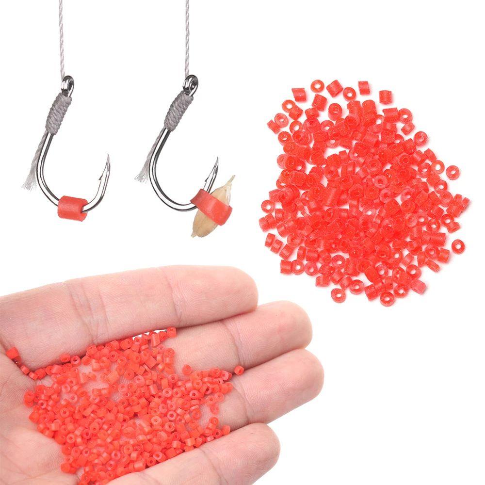 Set 1600 Vòng Cao Su Màu Sắc Đỏ Độ Co Giãn Cao Gắn Mồi Câu Cá TAYLOR1