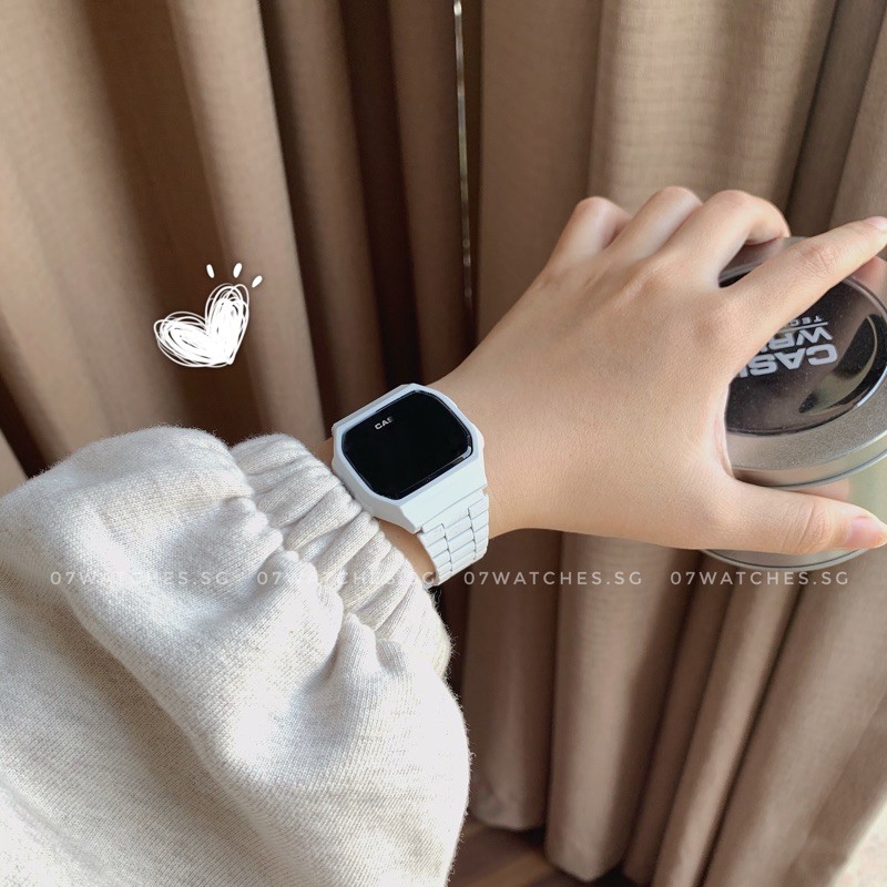 [watches.sg] Đồng Hồ Thời trang Nam nữ 𝗔𝟭𝟱𝟵𝗪𝗚𝗘𝗗 -Mặt cảm ứng, Dây phát quang | BigBuy360 - bigbuy360.vn