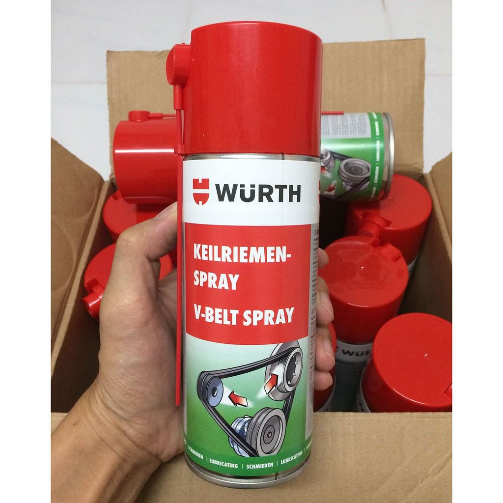 BÌNH XỊT BẢO DƯỠNG DÂY CUROA WURTH VBELT SPRAY 400ML Chăm sóc ô tô