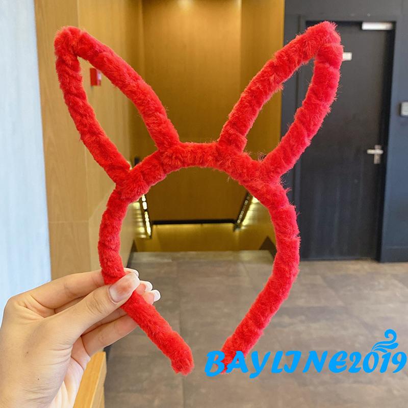 Băng đô tai thỏ nhồi bông hóa trang lễ Phục Sinh dễ thương