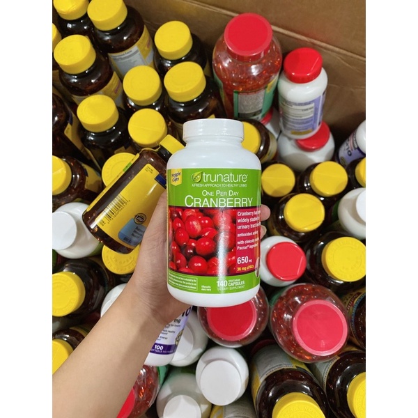 VIÊN UỐNG BỔ THẬN CRANBERRY TRUNATURE hộp 140 viên