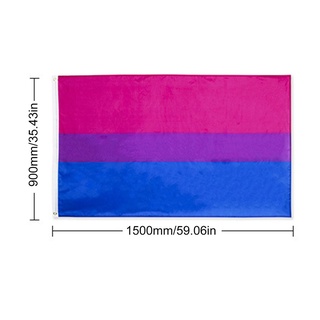 Cờ Hai Lá Cờ Bisexual 90x150cm