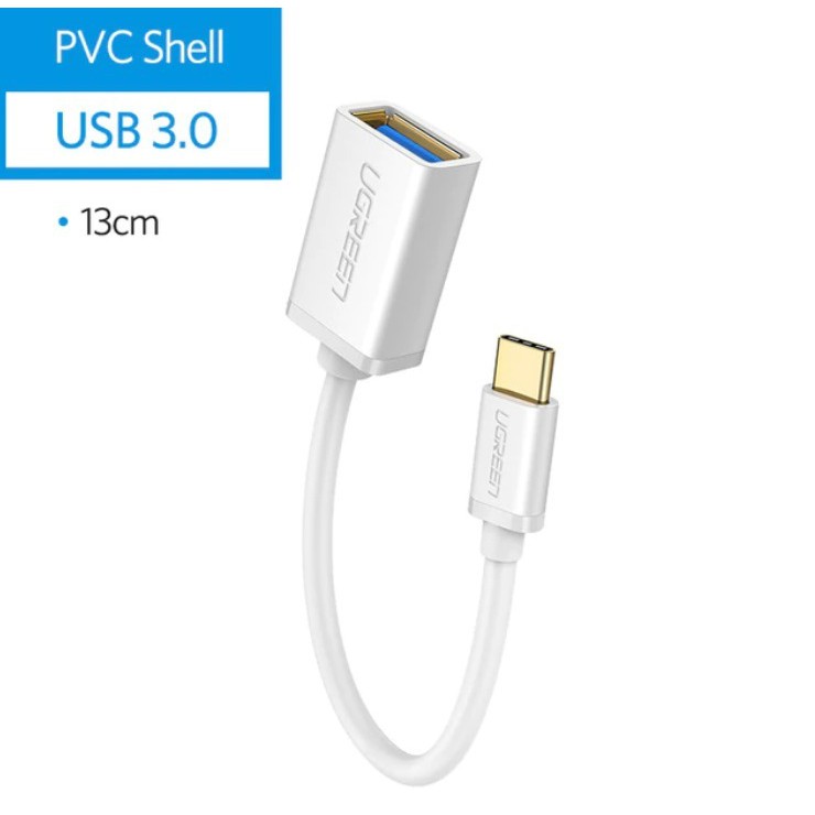Cáp OTG USB Type-C To USB 3.0 UGREEN 30645 dài13cm - Hàng Chính Hãng