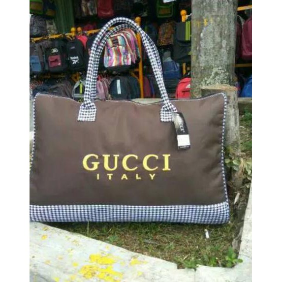 Gucci Túi Xách Du Lịch Cỡ Lớn Thời Trang Cho Nam Nữ