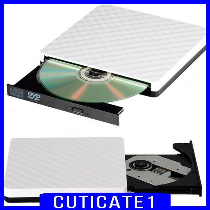 Đầu Đọc Đĩa Dvd Rw Cd Usb 1 Màu Trắng Cho Máy Tính Bàn