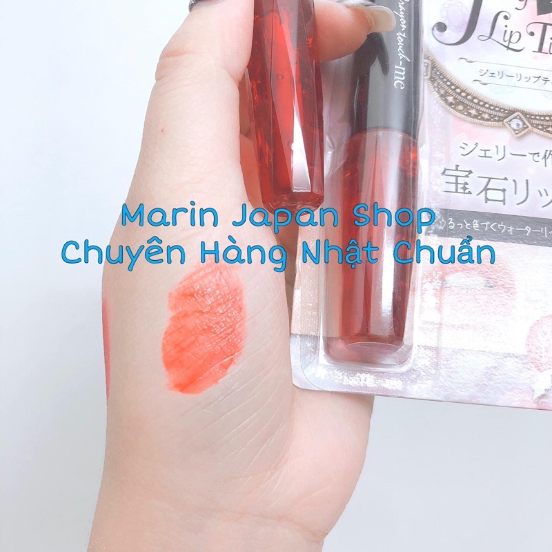 Son nước Jelly Lip Tint Nội Địa Nhật Bản màu đỏ tươi đậm son tint