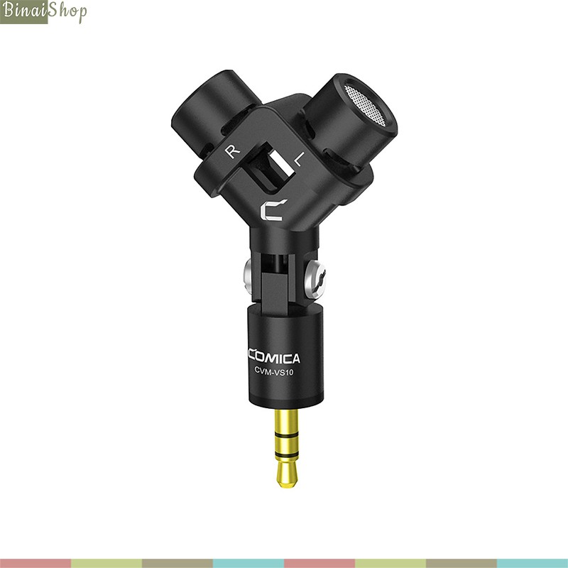 [Mã ELHACE giảm 4% đơn 300K] Comica CVM-VS10 - Micro Shotgun Thu Âm Stereo Cho GoPro, DSLR Camera