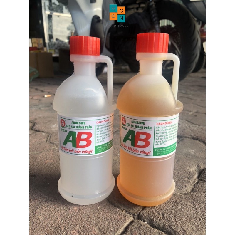 Keo AB 2 thành phần gắn gỗ cặp 600g/cặp