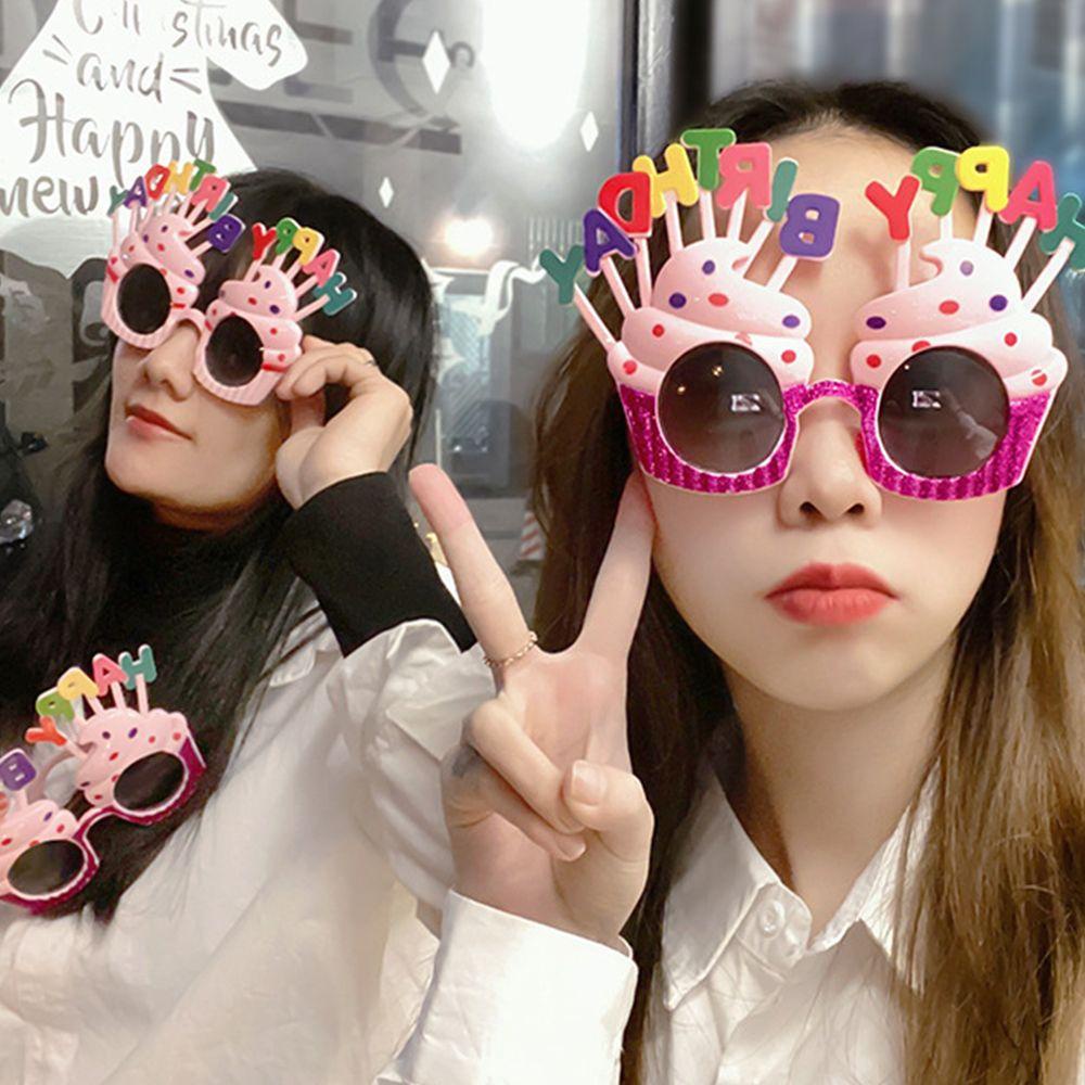 Mắt Kính Nhựa Hình Bánh Kem Sinh Nhật Phong Cách Hàn Quốc Dễ Thương Dành Cho Bé Trai VANES1