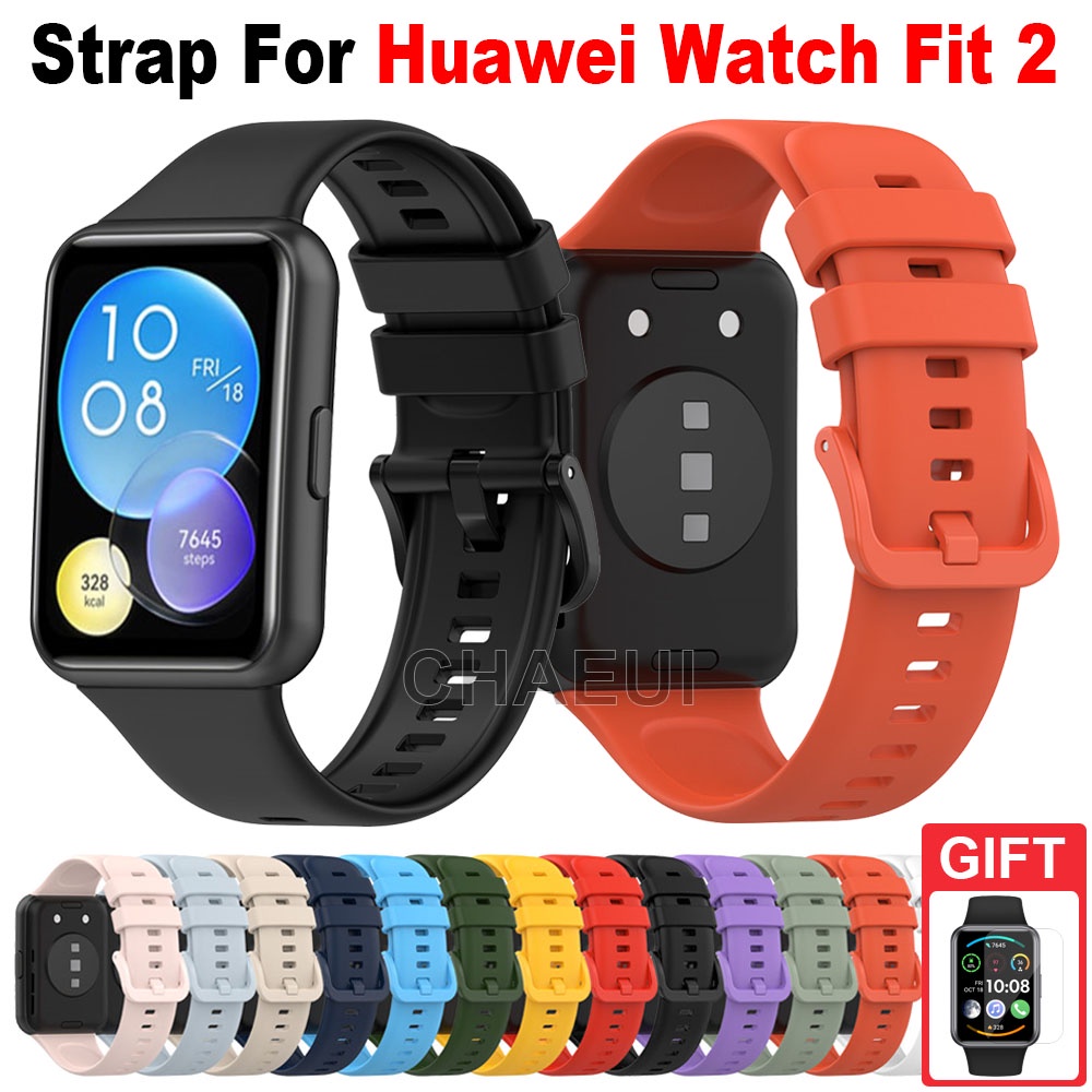 Dây Đeo Silicone Cho Đồng Hồ Thông Minh Huawei Watch Fit 2