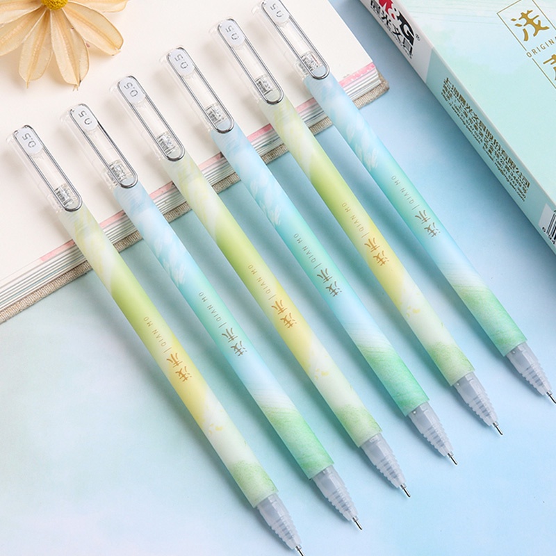 Bút bi mực đen ngòi 0.5mm thiết kế độc đáo tiện dụng