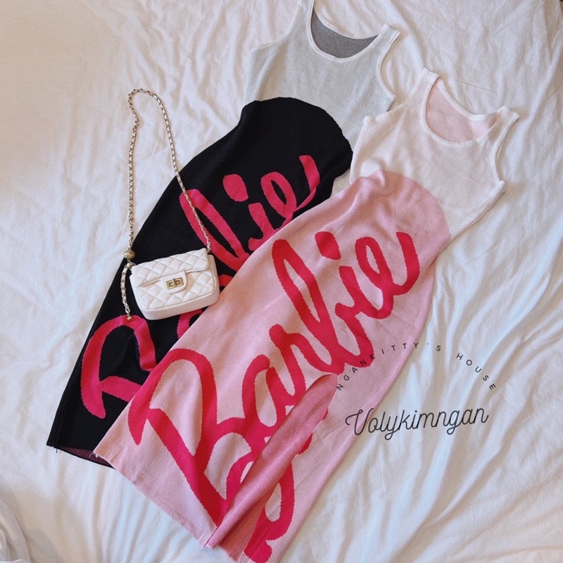 Váy barbie ôm body hot hit hàng Thái  màu khác order