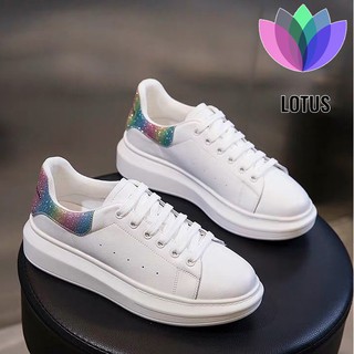 [Khuyến Mại] Giày thể thao nữ/Giầy sneaker MC-Queen/ Giầy nữ/ MC-Queen Cầu Vồng