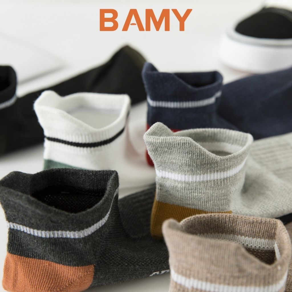 Combo 2 Đôi Tất Sped Nữ Cổ ngắn BAMY 100% cotton co giãn tốt