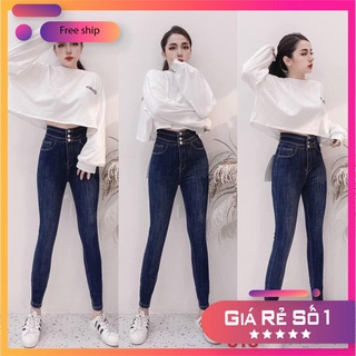 (GIÁ SIÊU RẺ) 🔥 SIÊU PHẨM 🔥 5 Mẫu Quần Jean Nữ Lưng Cao Co Giãn Dáng Ôm