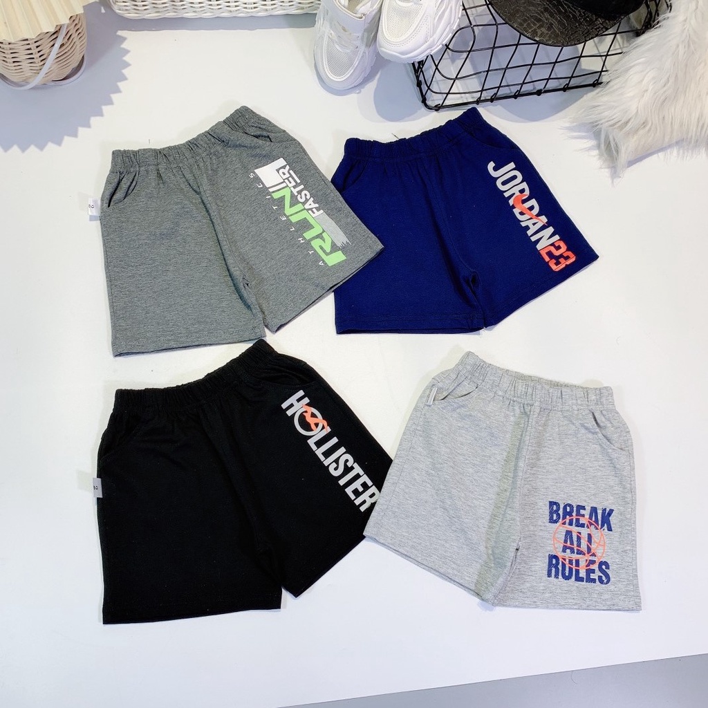 Quần đùi, quần short bé trai Dokma dáng lửng chất cotton