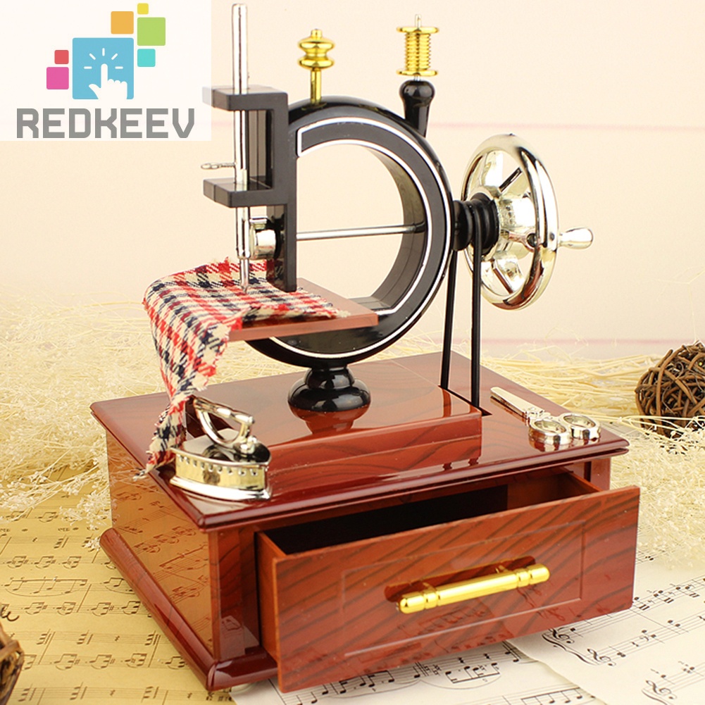 Hộp nhạc mô phỏng máy may cổ điển