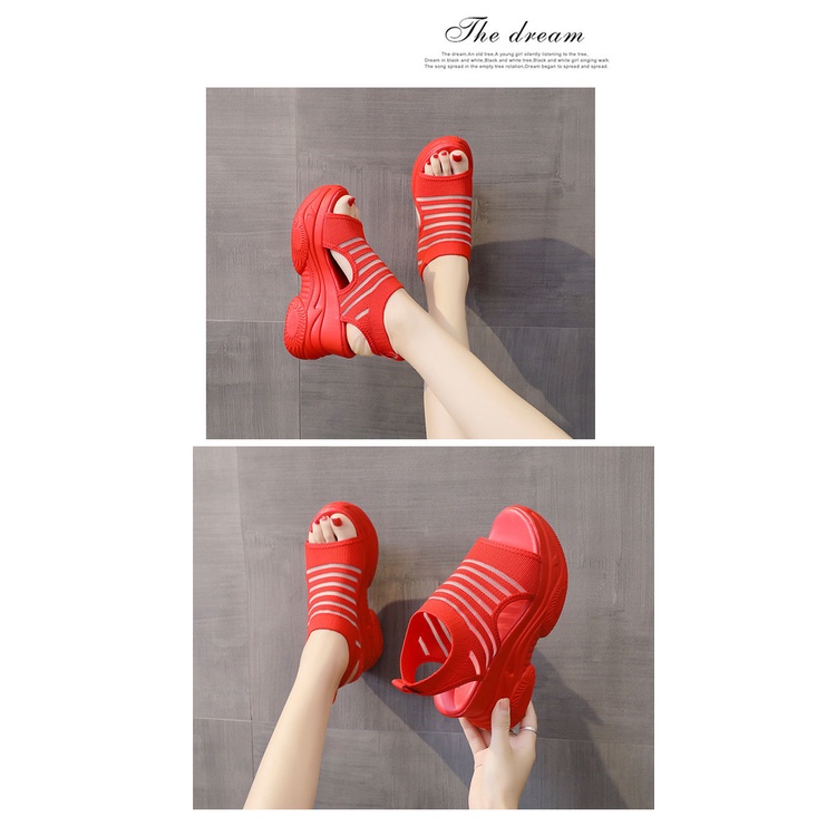 Giày Sandal Đế Dày Phong Cách Roman Thời Trang Mùa Hè Mới 2023