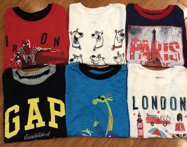 Áo phông bé trai baby gap