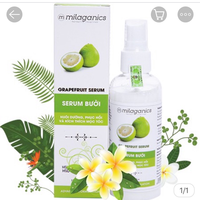 Serum duỡng tóc Bưởi Milaganics (100ml)