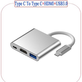 Cáp chuyển type c ra type c + hdmi + usb 3.0