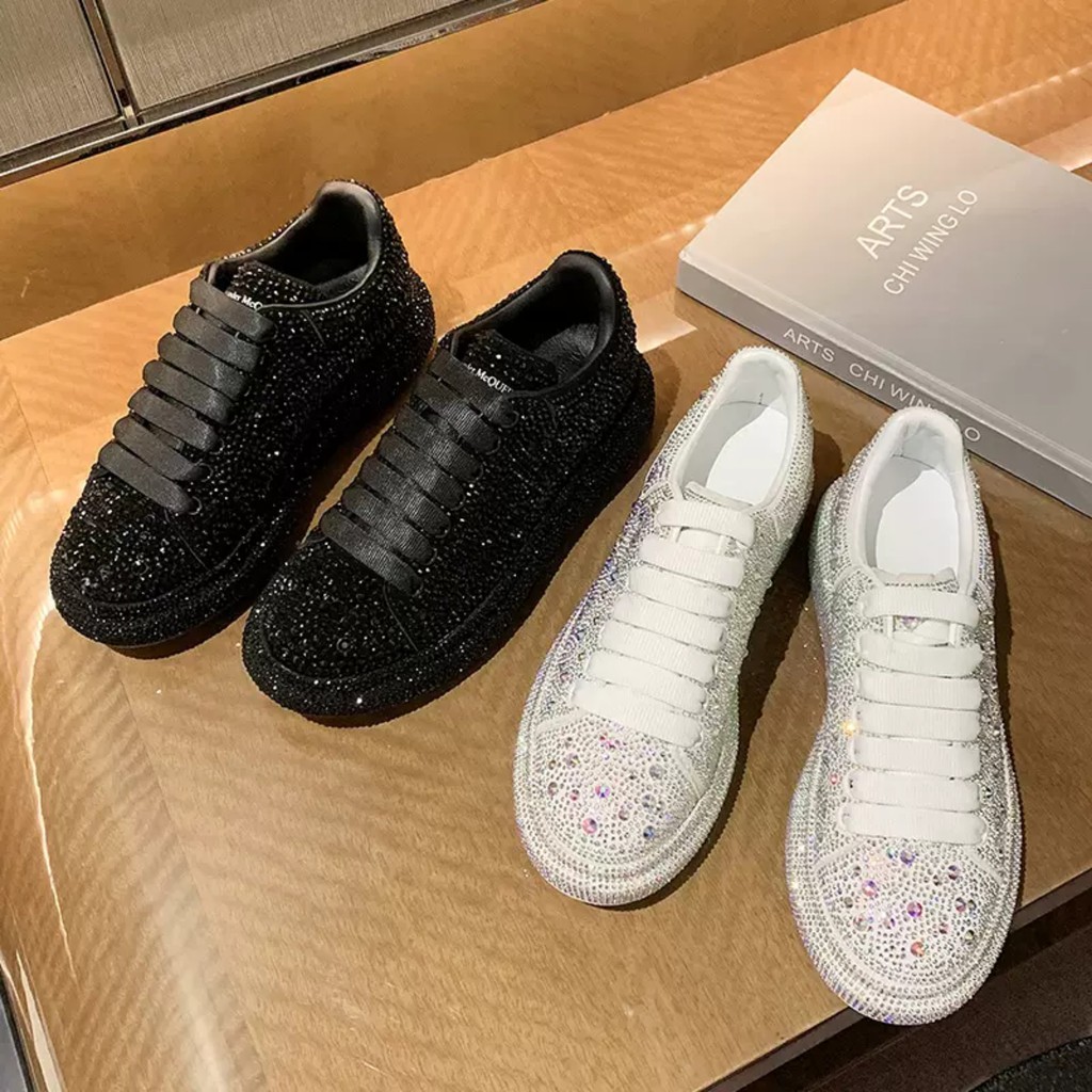 Giày MCQ Đính Đá Nam Nữ Hot 2021 Fullbox | BigBuy360 - bigbuy360.vn