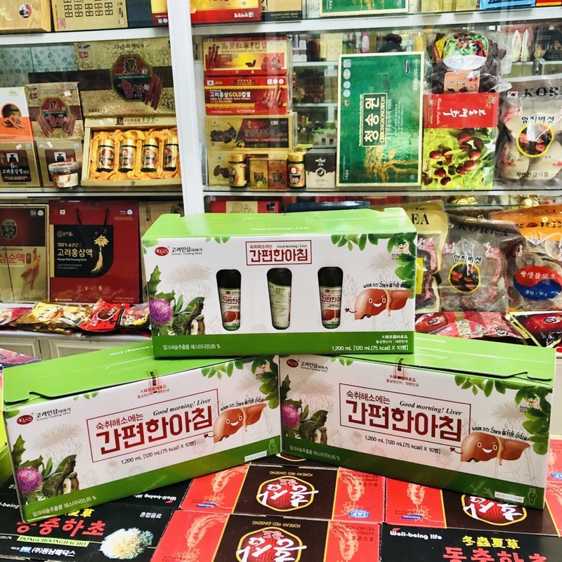 [HÀNG MỚI VỀ] Nước Uống Giải Độc Gan, Bổ Gan, Mát Gan Thanh Lọc Cơ Thể KGS HÀN QUỐC