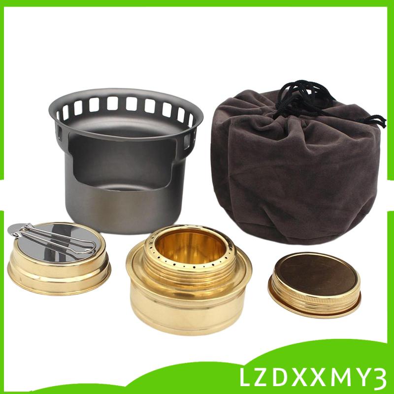 Bếp Cồn Nhỏ Kèm Túi Đựng Cho Hoạt Động Ngoài Trời Lzdxxmy3