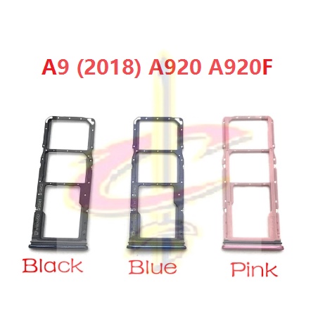 Khay Đựng Sim Điện Thoại Cho Samsung Galaxy A9 2018 A920 A920F A9 Star Pro A9s