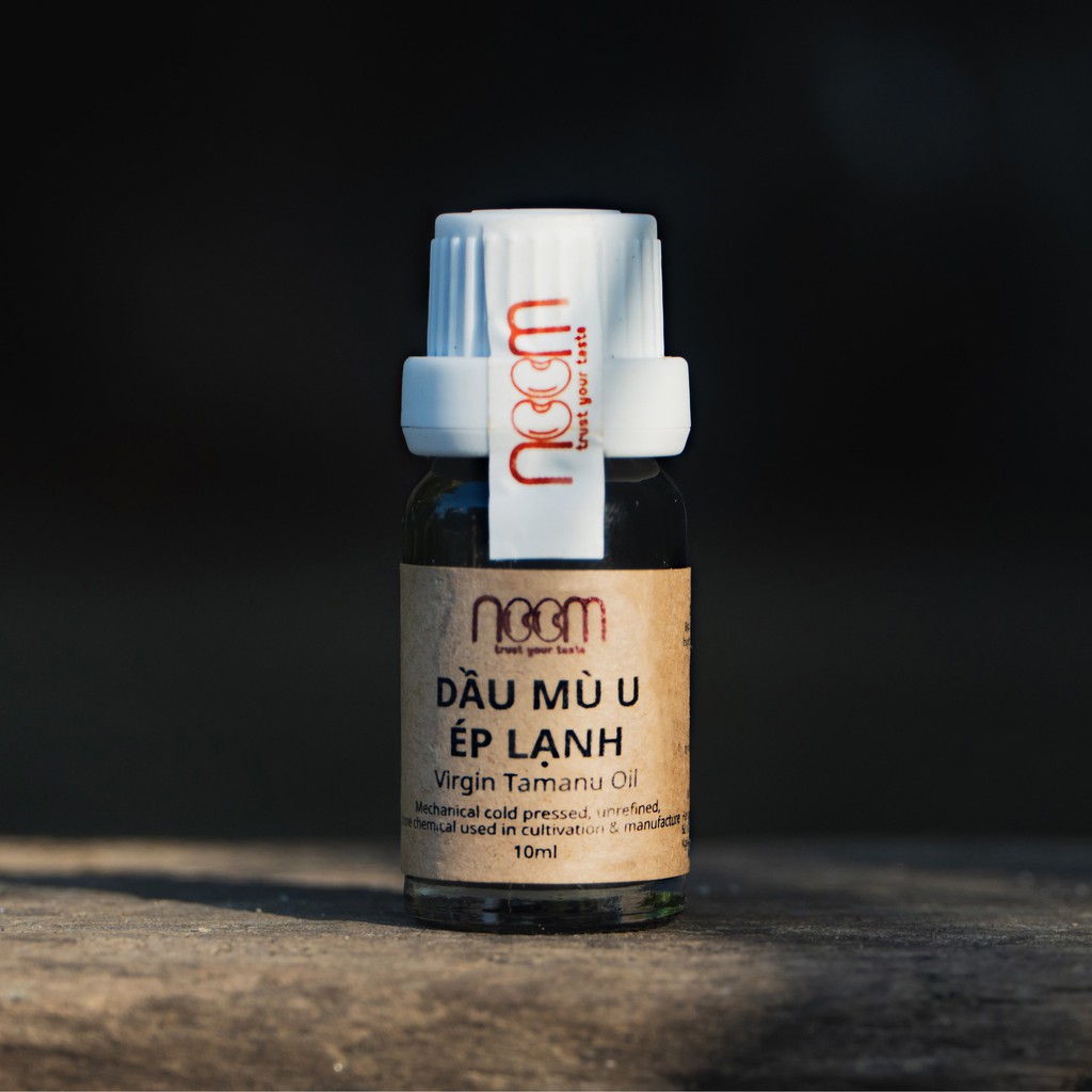 Dầu mù u ép lạnh Noom 10ml khử khuẩn, thúc đẩy tái tạo da