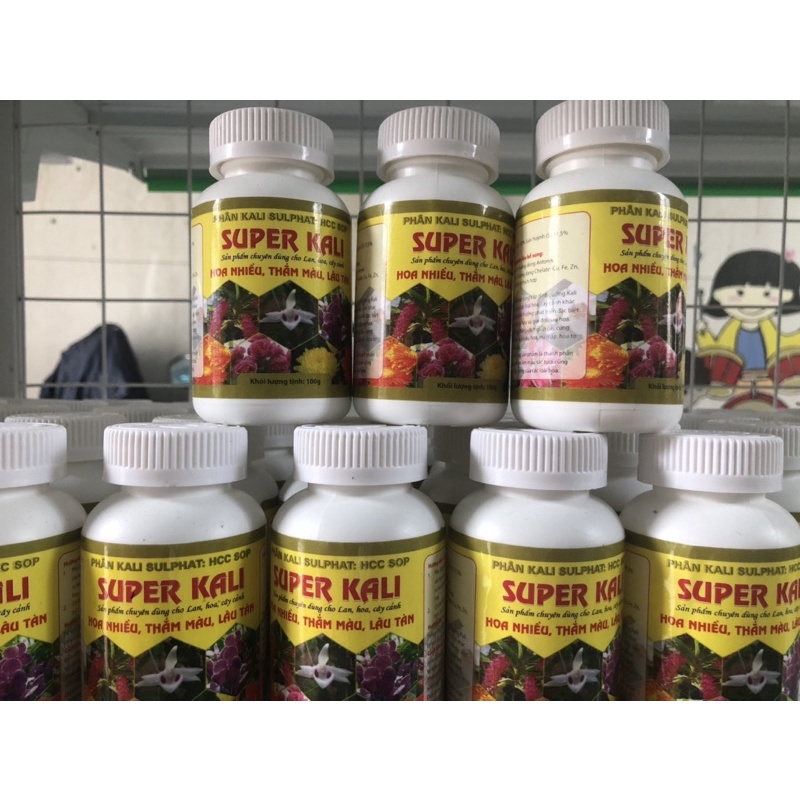 PHÂN BÓN ĐA LƯỢNG SUPER KALI 100gr