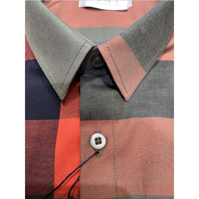 Áo sơ mi ngắn tay BaDass họa tiết caro áo sơ mi cộc tay BBR chất vải cotton dày dặn thấm hút mồ hôi