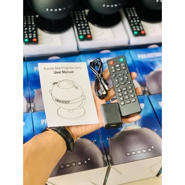 Đèn thiên hà v7 pro chiếu bầu trời sao, dải ngân hà, đèn galaxy trang trí phòng ngủ, phòng livestream