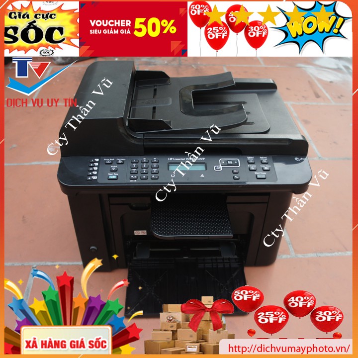 Máy in cũ HP đa năng M1536DNF like new in 2 mặt tự động in mạng có photocopy scan ADF chạy ổn định