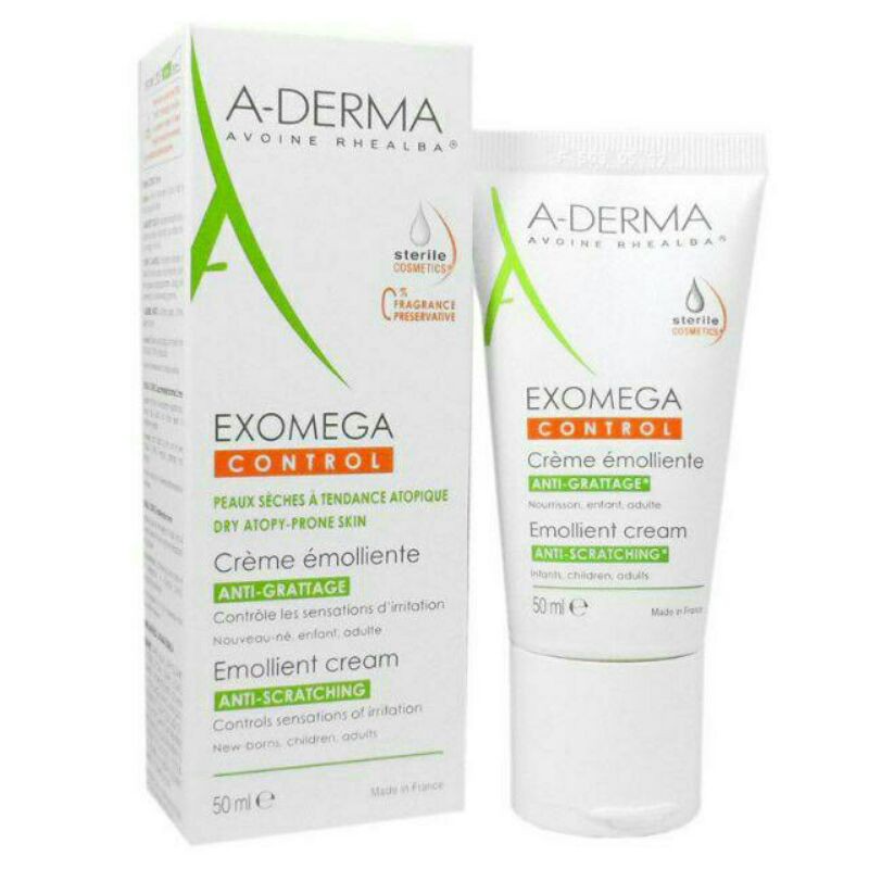 Kem dưỡng ẩm vô trùng cho da viêm cơ địa va da khô A-Derma Exomega