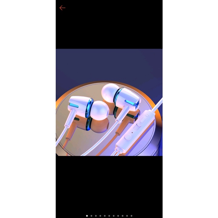 Tai nghe bass mạnh mẽ/Tai nghe Gaming B6 có Dây nhét tai chơi game chống ồn có mic