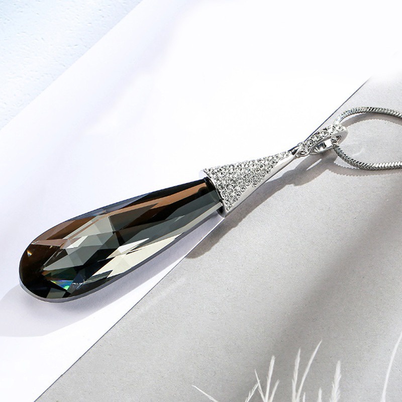 Thời Trang Vòng cổ Hợp Kim Đính Đá Nhiều Màu Sắc