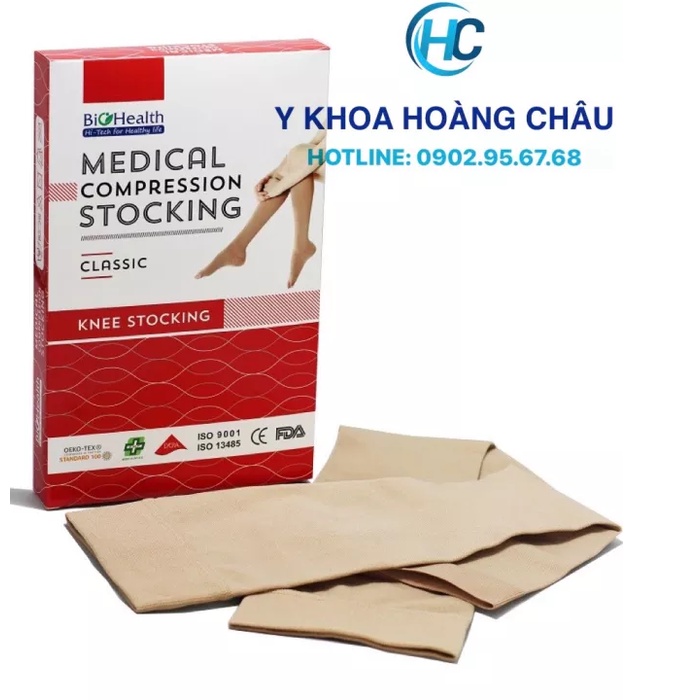 [CHÍNH HÃNG] Vớ y khoa (vớ gối) chống suy giãn tĩnh mạch Biohealth (Úc)