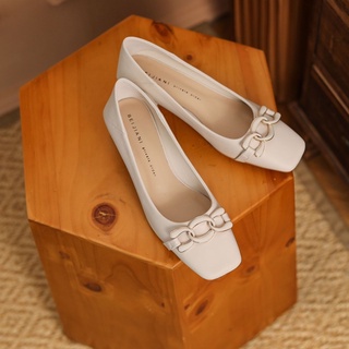 Giày da mềm gót 4p - Bunny Shoes (K415)