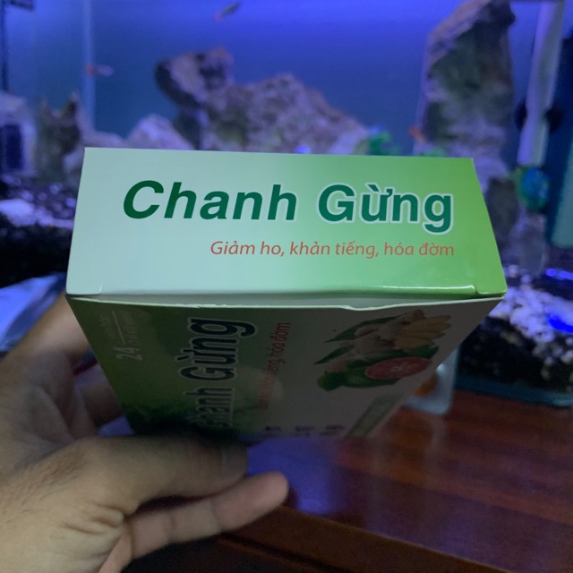 Viên Ngậm Chanh Gừng giảm ho khản tiếng hoá đờm