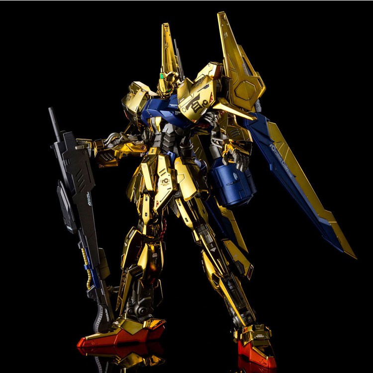 Mô hình lắp ráp MG 1/100 HYAKU SHIKI RAISE CAIN MSR-00100RC Gold Coating P-BANDAI