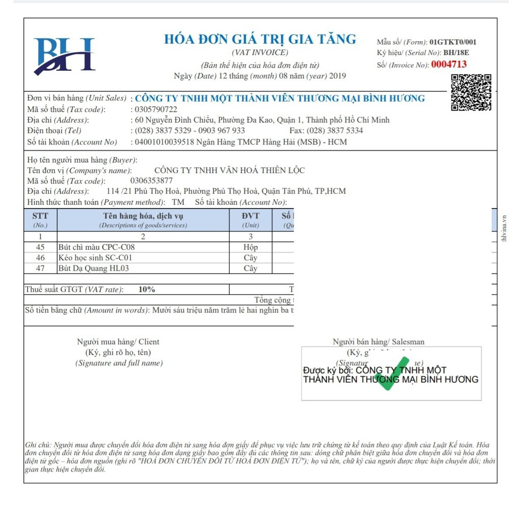 Bút Bi Thiên Long TL-027 Nét 0.5mm (Hộp 20 cây)